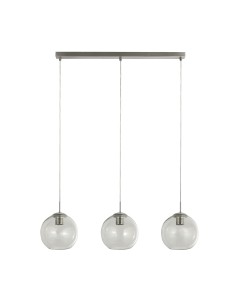 Searchlight® I Пендел Balls - хром и прозрачно стъкло I 3 x E27 - 1623-3CL - Цена | LEDs4economy 2