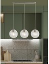 Searchlight® I Пендел Balls - хром и прозрачно стъкло I 3 x E27 - 1623-3CL - 5