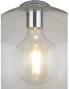 Searchlight® I Пендел Balls - хромиран метал и прозрачно стъкло I 1 x E27 - 1632CL - 3