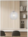 Searchlight® I Пендел Balls - хромиран метал и прозрачно стъкло I 1 x E27 - 1632CL - 5