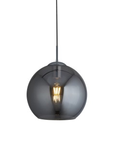 Searchlight® I Пендел Balls - хромиран метал и опушено стъкло I 1 x E27 - 1632SM - Цена | LEDs4economy