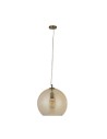Searchlight® I Пендел Balls - Античен месинг и кехлибарено стъкло I 1 x E27 - 1635AM - 2