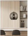 Searchlight® I Пендел Balls - хромиран метал и опушено стъкло I 1 x E27 - 1635SM - 5
