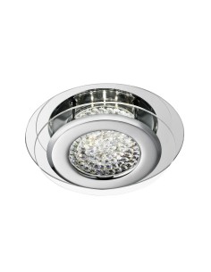 Searchlight® I Vesta LED плафон - хром и прозрачен кристал I 1 x LED - 1692CC - Цена | LEDs4economy