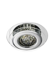 Searchlight® I Vesta LED плафон - хром и прозрачен кристал I 1 x LED - 1692CC - Цена | LEDs4economy 2