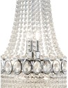 Searchlight® I Полилей Louis Phillipe 1 - хромиран метал и кристал I 8 x E14 - 1711-11CC - 3