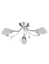 Searchlight® I Gardenia ​​плафон - полиран хром и стъкло I 3 x E14 - 1763-3CC - 2