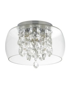 Searchlight® I Curva Плафон - хромиран метал и кристално стъкло I 3 x G9 - 1773CC - Цена | LEDs4economy 2