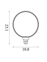 Searchlight® I Декоративна крушка - кехлибарено стъкло, 4W, 1800K, 190Lm I 1 x E27 - 18801AM - 4