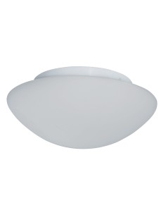 Searchlight® I Tokyo плафон - Бял метал и Опалово стъкло I 2 x E27 - 1910-28 - Цена | LEDs4economy 2