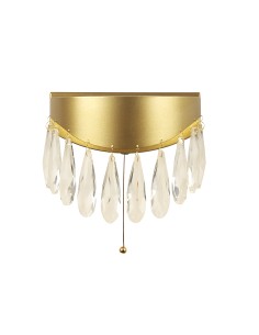 Searchlight® I Аплик Jewel - златист метал и кристал I 1 x LED - 19211-2GO - Цена | LEDs4economy
