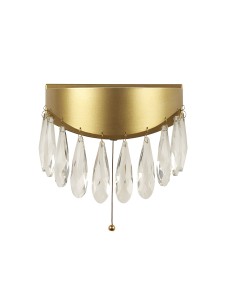 Searchlight® I Аплик Jewel - златист метал и кристал I 1 x LED - 19211-2GO - Цена | LEDs4economy 2