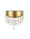 Searchlight® I Аплик Jewel - златист метал и кристал I 1 x LED - 19211-2GO - 2