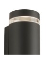Searchlight® I Аплик Sheffield за външно ползване - сива, стъкло и поликарбонат I 2 x GU10 - 2002-2GY-LED - 3