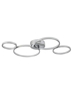 Searchlight® I Solexa Ring плафон - Хромиран метал I 1 x LED - 2004-4CC - Цена | LEDs4economy 2