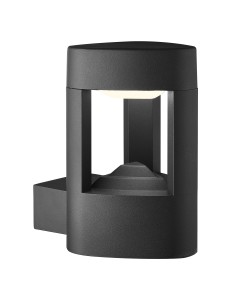 Searchlight® I Външен аплик Michigan - тъмносив метал и поликарбонат I 1 x LED - 2005GY - Цена | LEDs4economy