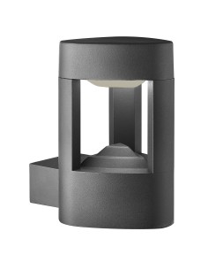 Searchlight® I Външен аплик Michigan - тъмносив метал и поликарбонат I 1 x LED - 2005GY - Цена | LEDs4economy 2