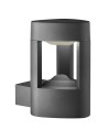 Searchlight® I Външен аплик Michigan - тъмносив метал и поликарбонат I 1 x LED - 2005GY - 2