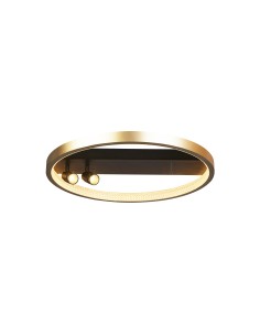 Searchlight® I Grace плафон - Black & Gold Metal I 1 x LED - 20228-2GO - Цена | LEDs4economy