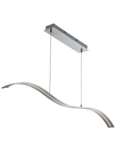 Searchlight® I Пендел Wing - сатенено сребрист метал I 1 x LED - 2076SS - Цена | LEDs4economy