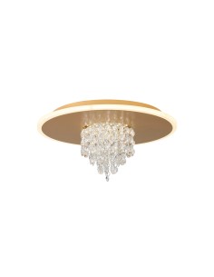 Searchlight® I LED Плафон Deluge, златист метал с кристално стъкло I x LED - 21126-32GO - Цена | LEDs4economy