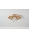 Searchlight® I LED Плафон Deluge, златист метал с кристално стъкло I x LED - 21126-32GO - 2