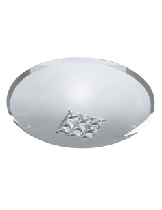 Searchlight® I Horizon плафон - Шлайфано стъкло и прозрачен кристал I 1 x E27 - 2198-32 - Цена | LEDs4economy
