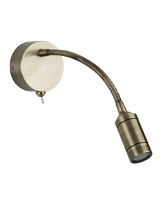 Searchlight® I Аплик Flexy - Античен месинг, метал I 1 x LED - 2256AB - Цена | LEDs4economy 2