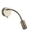 Searchlight® I Аплик Flexy - Античен месинг, метал I 1 x LED - 2256AB - 2