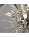 Searchlight® I Пендел Stellar - черен метал и кристално стъкло I 6 x G9 - 22606-1BK - 3