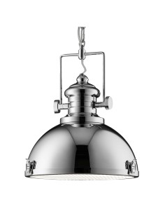 Searchlight® I Пендел Louisiana - хромиран метал и прозрачна леща I 1 x E27 - 2297CC - Цена | LEDs4economy 2