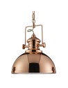 Searchlight® I Пендел Louisiana - меден метал и прозрачна леща I 1 x E27 - 2297CU - 2