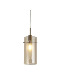 Searchlight® I Пендел Duo III - бронзов метал и шампанско I 1 x E14 - 2301CP - Цена | LEDs4economy
