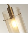 Searchlight® I Пендел Duo III - бронзов метал и шампанско I 1 x E14 - 2301CP - 3
