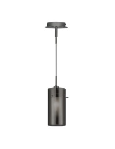 Searchlight® I Пендел Duo II - сатенено сребро и опушено стъкло I 1 x E14 - 2301SM - Цена | LEDs4economy 2