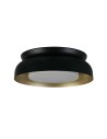 Searchlight® I Kendal плафон, черно-златист метал с матиран дифузер I 2 x E14 - 23122BGO - 2