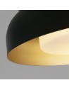 Searchlight® I Kendal плафон, черно-златист метал с матиран дифузер I 2 x E14 - 23122BGO - 3