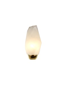 Searchlight® I Аплик Rocky, сатениран месинг, метал и стъкло I 1 x G9 - 23142-1SB - Цена | LEDs4economy