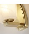 Searchlight® I Аплик Rocky, сатениран месинг, метал и стъкло I 1 x G9 - 23142-1SB - 3