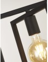 Searchlight® I Пендел Plaza - матово черен метал I 4 x E27 - 23203-4BK - 3