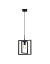 Searchlight® I Пендел Plaza, черен метал I 1 x E27 - 23203BK
