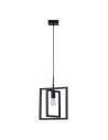 Searchlight® I Пендел Plaza, черен метал I 1 x E27 - 23203BK - 2