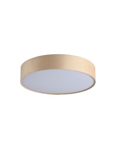 Searchlight® I Плафон, кадифен абажур цвят шампанско I 3 x E27 - 23298-3CP - Цена | LEDs4economy 2