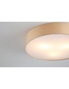 Searchlight® I Плафон, кадифен абажур цвят шампанско I 3 x E27 - 23298-3CP - 3