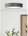 Searchlight® I Плафон - сиво кадифе I 3 x E27 - 23298-3GY - 5