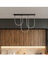Searchlight® I Chime LED плафон, матово черно, метален I 3 x LED - 23325BK - 5