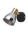 Searchlight® I Спот Westminster - черен, сатениран месинг и опушен I 1 x E14 - 23801-1SM - 2