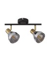 Searchlight® I Westminster Спот - Черен, сатениран месинг и опушен I 2 x E14 - 23801-2SM - 2