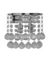 Searchlight® I Аплик Hanna - хромиран метал и прозрачен кристал I 2 x G9 - 2402-2CC - 2