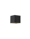 Searchlight® I Аплик Newton Square Up&Down, G9, черно/златна I 1 x G9 - 24127BG - 2